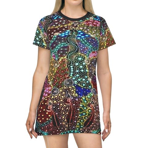 Cosmic Awareness T-Shirt Dress - $42.99
