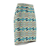 Egyptian Sky African Midi Skirt - $29.99