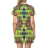 African Grassland  T-Shirt Dress - $42.99