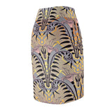 Clay Elegance African  Midi Skirt