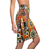Nature Vision Women's African Pencil Skirt