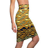 Beach Vision African Midi Skirt