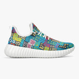 African Symbols  Sneakers - White/Black - $59.99