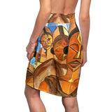 Divine Thoughts African Midi Skirt