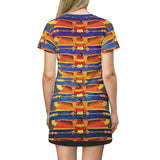 Egyptian Rebirth  T-Shirt Dress - $42.99