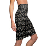 The Struggle Fist Midi Skirt