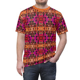 African Graffitti Art Shirt - Sunset $39.99