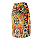Nature Vision Women's African Pencil Skirt