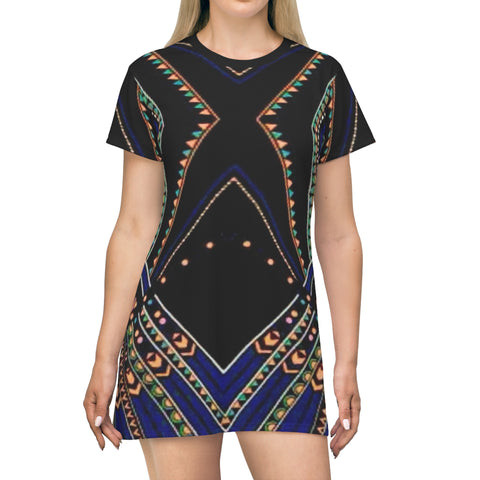 All Over Print T-Shirt Dress