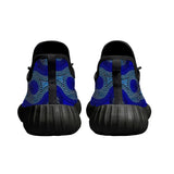 Blue Wave Dashiki African Sneakers