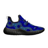 Blue Wave Dashiki African Sneakers