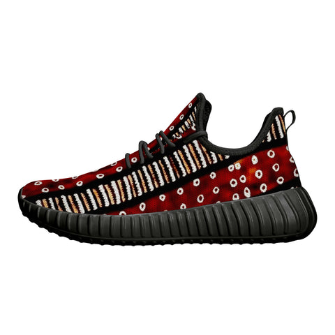 Red Velvet African Sneakers