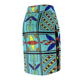 Balance African Midi Skirt