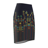 Midnight Garden African Midi Skirt - $29.99