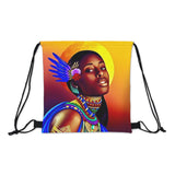 African Diety -Female Drawstring Bag - $22.99