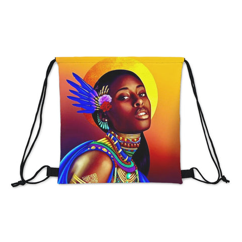 African Diety -Female Drawstring Bag - $22.99