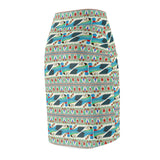 Egyptian Sky African Midi Skirt - $29.99