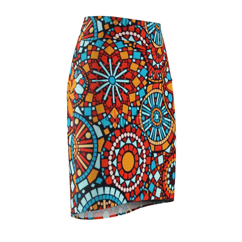 Stained Glass Midi Skirt