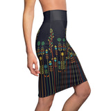 Midnight Garden African Midi Skirt - $29.99