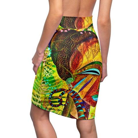 Forest Mother African Midi Skirt - $29.99