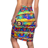 African Angle  Midi Skirt