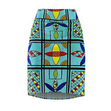 Balance African Midi Skirt