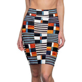Michelle African Midi Skirt