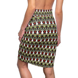 Black Bunny African  Midi Skirt
