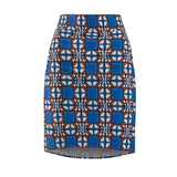 Tentative Twillight African Midi Skirt