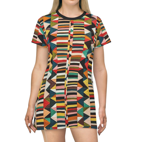 African Heritage T-Shirt Dress - $42.99