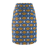 Speech African Midi  Skirt
