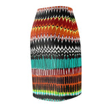Dunia 'Earth' African Midi  Skirt