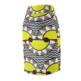 Desert Heat African Midi Skirt