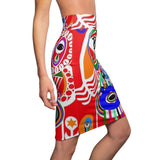 Abstract African Midi Skirt - $29.99