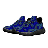 Blue Wave Dashiki African Sneakers