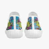 African Symbols  Sneakers - White/Black - $59.99