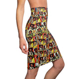 Guardians African Saints Midi Skirt