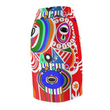 Abstract African Midi Skirt - $29.99