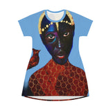 African Curiosity T-Shirt Dress - $42.99