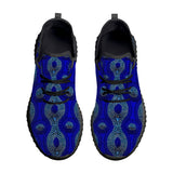 Blue Wave Dashiki African Sneakers