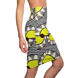 Desert Heat African Midi Skirt