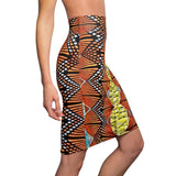 Golden Egg Women's African Pencil Skirt