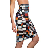 Michelle African Midi Skirt