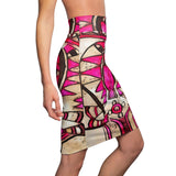 My Heart Belongs To You African Midi-Skirt
