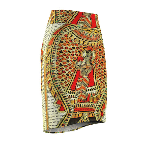 Song In a Fish Midi Skirt