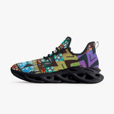 African Graffiti Art Bounce Sneakers - $59.99