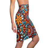 Stained Glass Midi Skirt