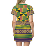 African Grassland T-Shirt  Dress - $42.99