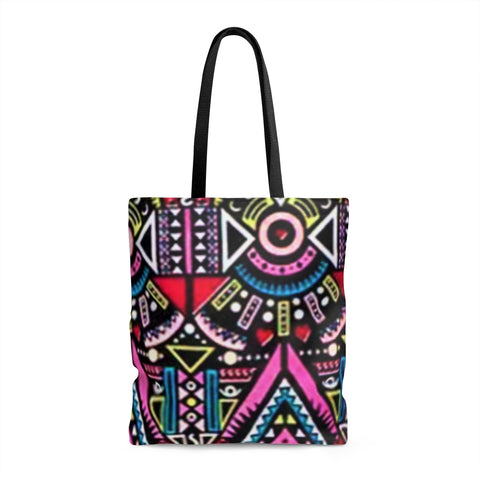 Funky Pink Fusion Tote Bag