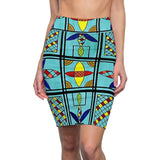 Balance African Midi Skirt